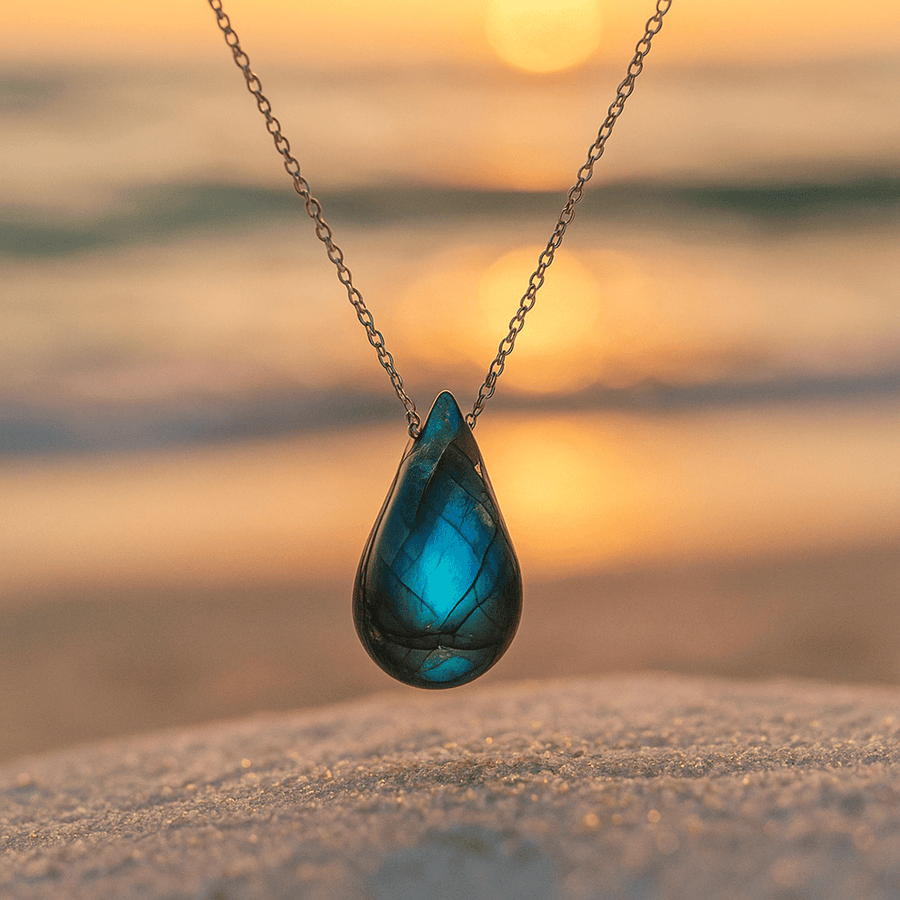 Lagoon Necklace In Labradorite