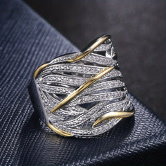 Twisted Layered Ring