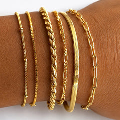 Isabella Vernetta Gold Bracelet Set