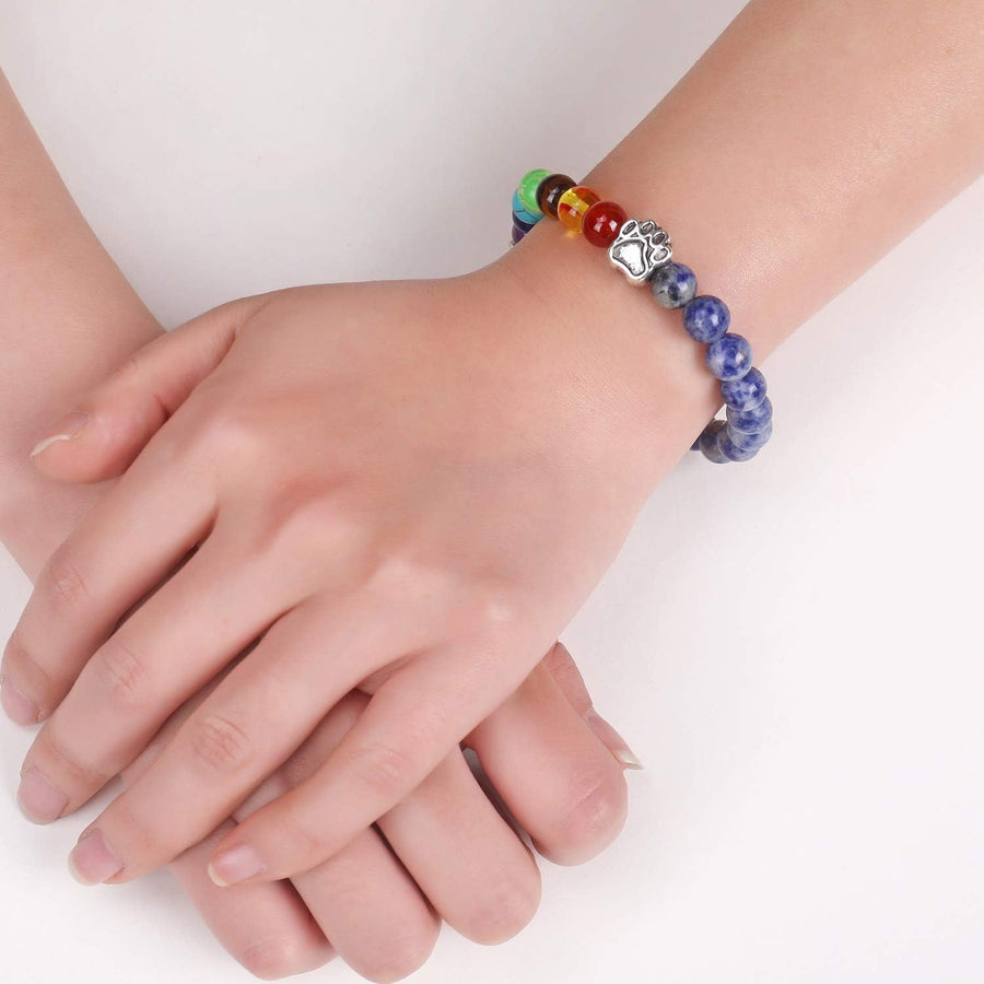 Chakra Pet Memorial Bracelet