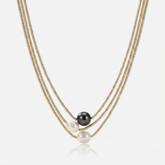 Baroque Pearl Multi Strand Necklace