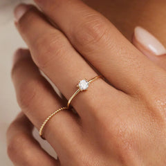 Abella Gold Minimalist Ring