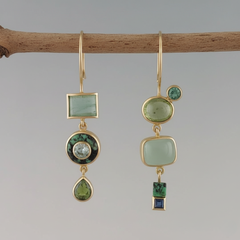 Vintage Green Earrings