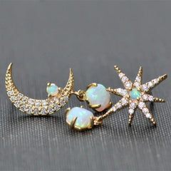 Pearl Star Earrings