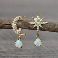 Pearl Star Earrings