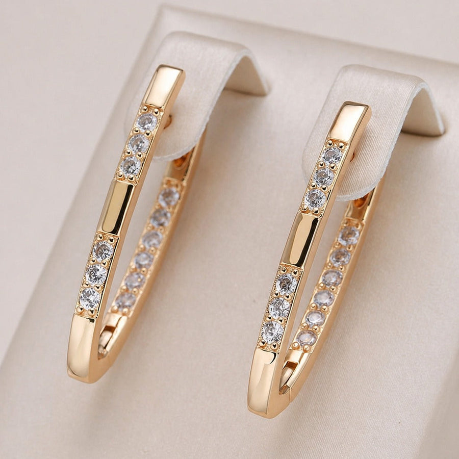 Classic Gold Accent Earrings