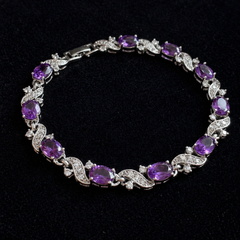 Giada Valethyst White Gold Bracelet