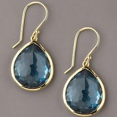 Retro Blue Crystal Drops