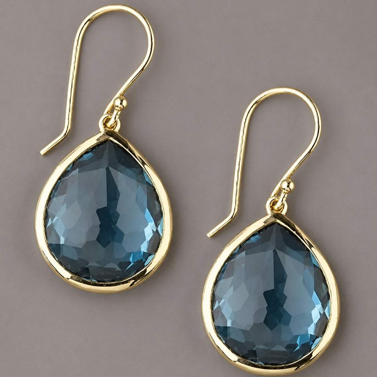 Retro Blue Crystal Drops