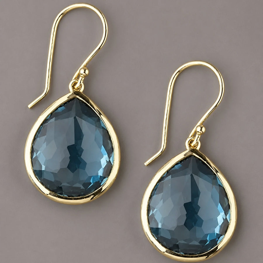Retro Blue Crystal Drops