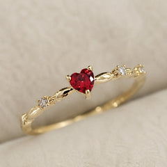Coralyn Amuora Ruby Gold Ring