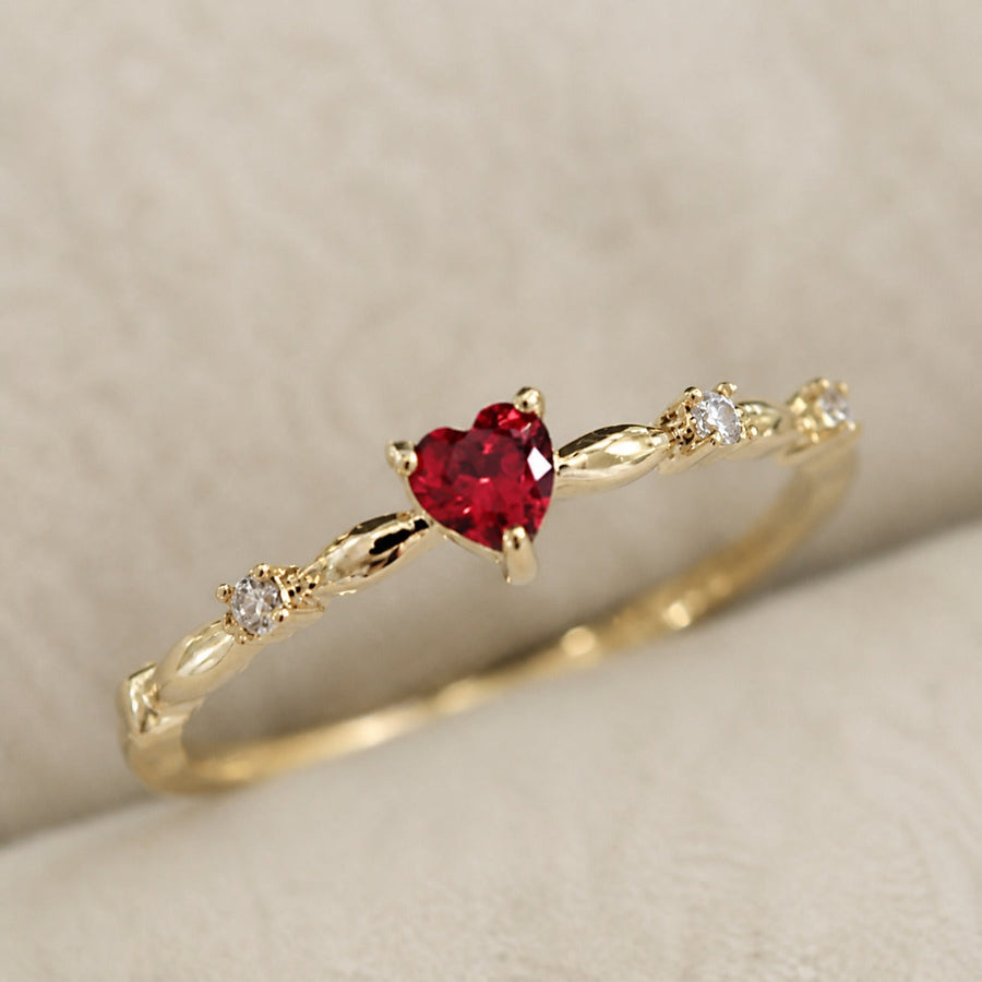 Coralyn Amuora Ruby Gold Ring
