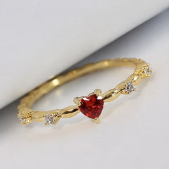 Coralyn Amuora Ruby Gold Ring