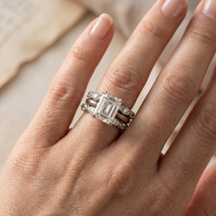 Vintage Silver Bright Layer Ring